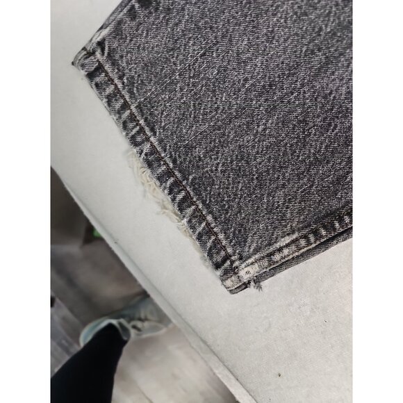 Levis  Silvertab Baggy Mens Black Jeans Faded  34X32 Distressed - Picture 4 of 12